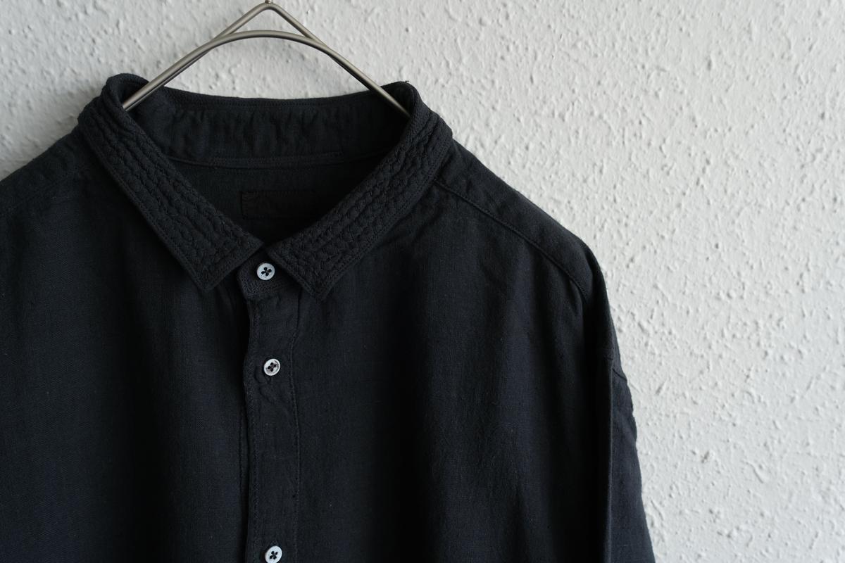 MITTAN / カディシャツ 墨黒（補強）SH-81H / unisex