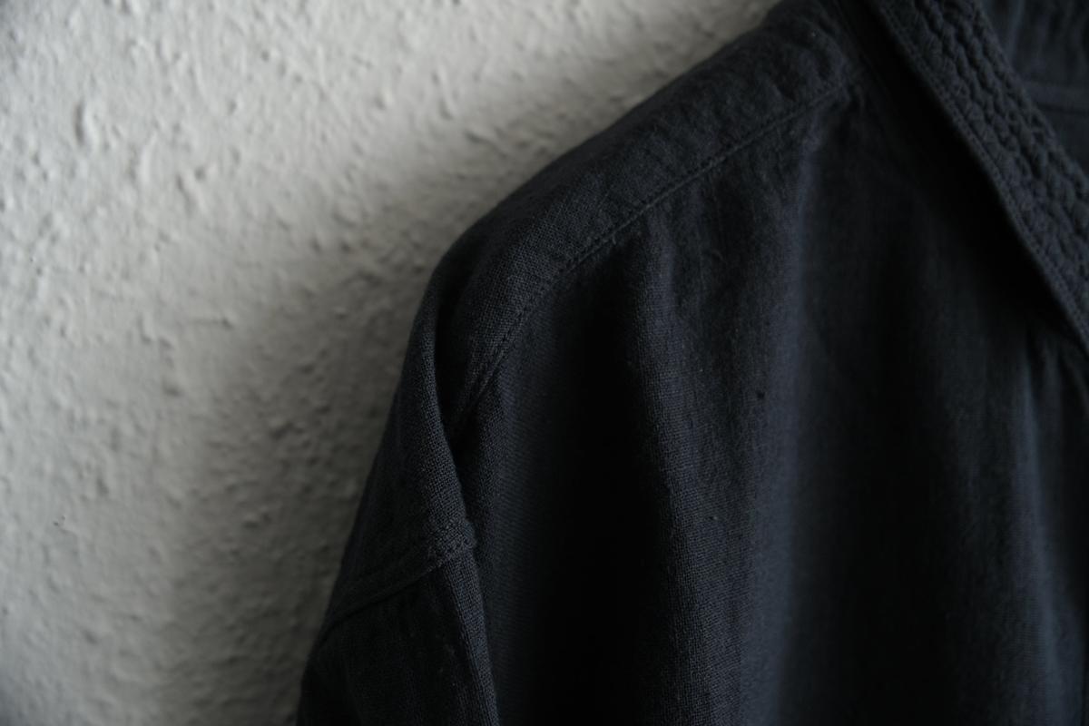 MITTAN / カディシャツ 墨黒（補強）SH-81H / unisex
