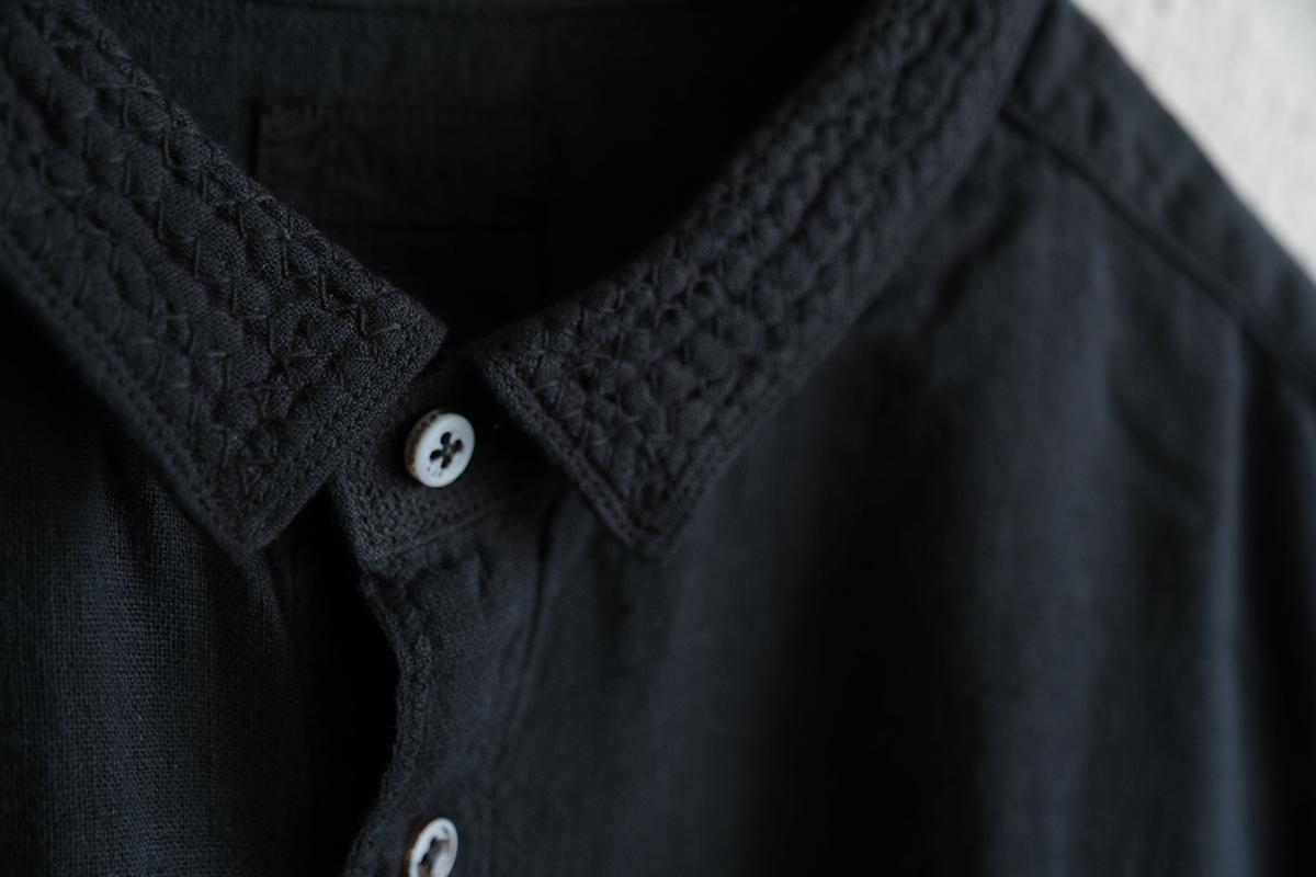 MITTAN / カディシャツ 墨黒（補強）SH-81H / unisex