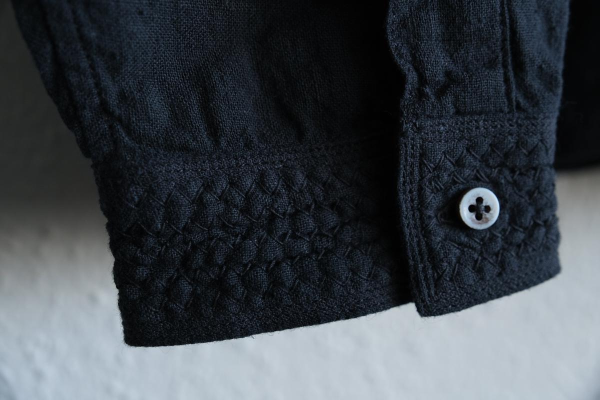 MITTAN / カディシャツ 墨黒（補強）SH-81H / unisex
