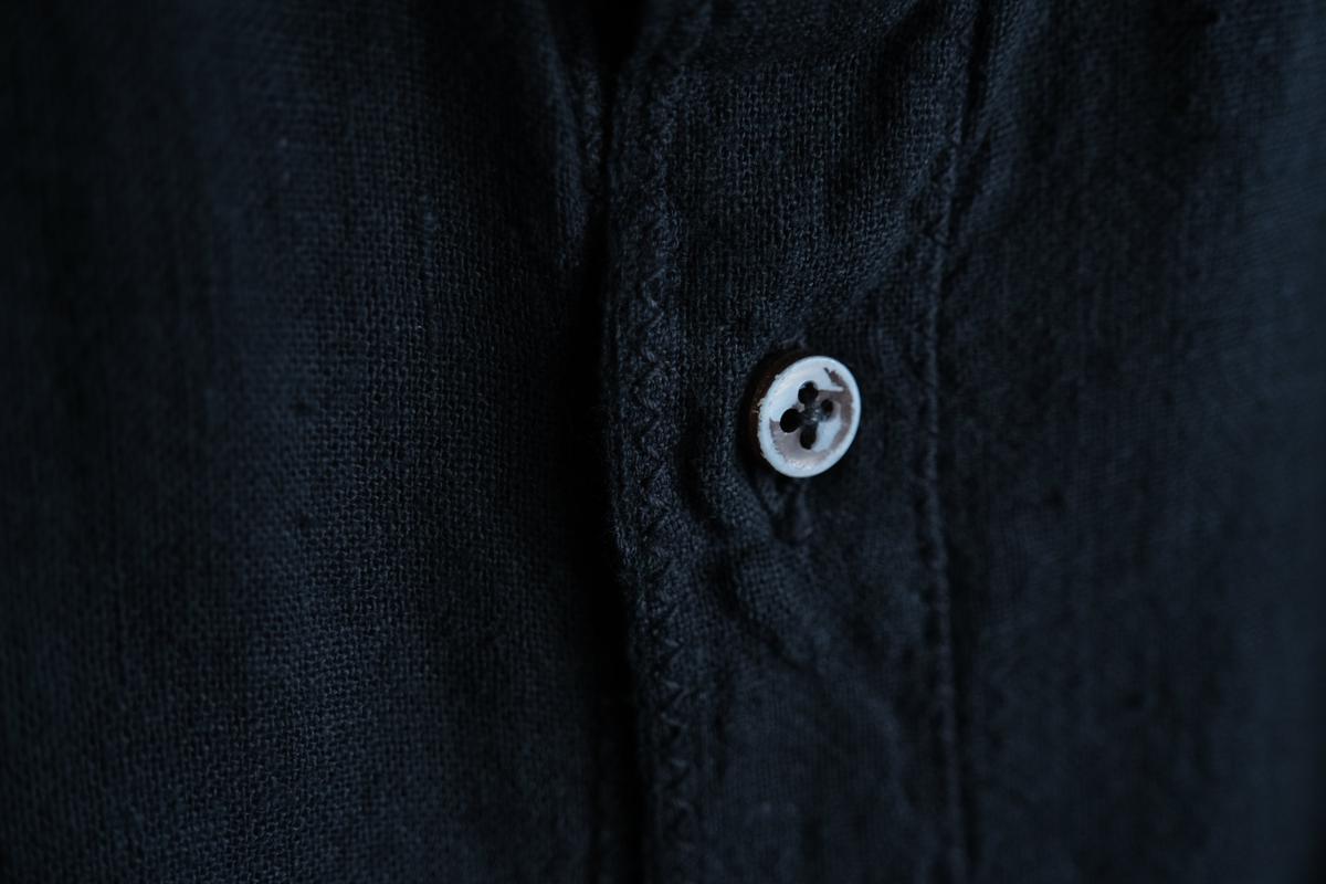 MITTAN / カディシャツ 墨黒（補強）SH-81H / unisex