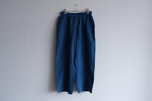 MITTAN / 大麻ワイドパンツ 高密度 藍 PT-143C / unisex