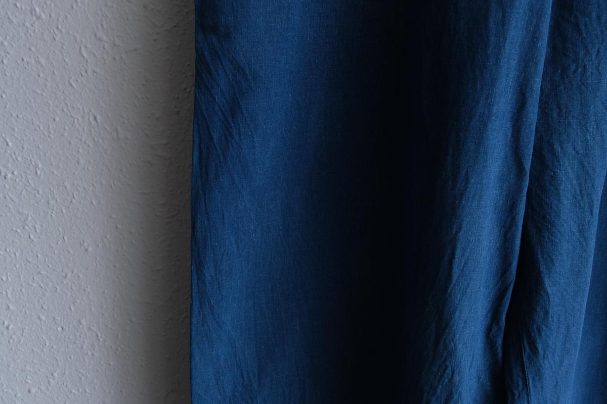 MITTAN / 大麻ワイドパンツ 高密度 藍 PT-143C / unisex