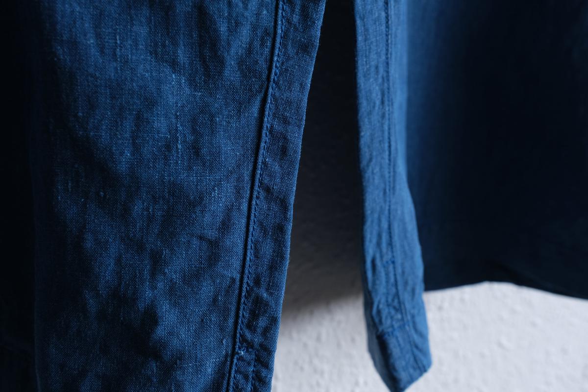 MITTAN / 大麻ワイドパンツ 高密度 藍 PT-143C / unisex