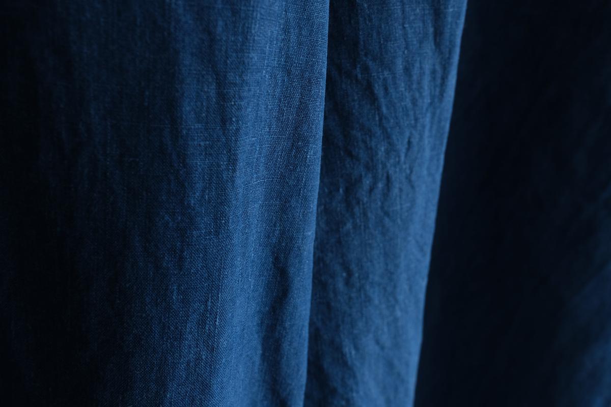 MITTAN / 大麻ワイドパンツ 高密度 藍 PT-143C / unisex