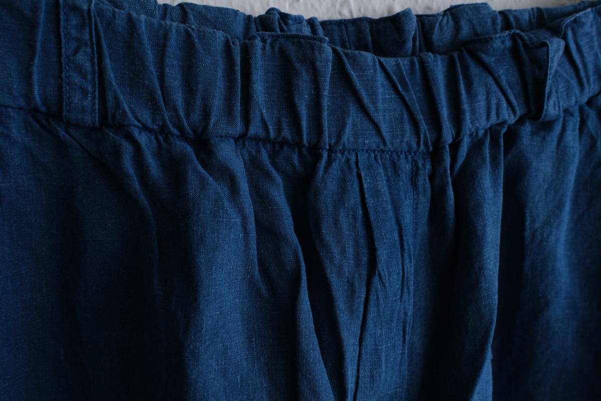 MITTAN / 大麻ワイドパンツ 高密度 藍 PT-143C / unisex