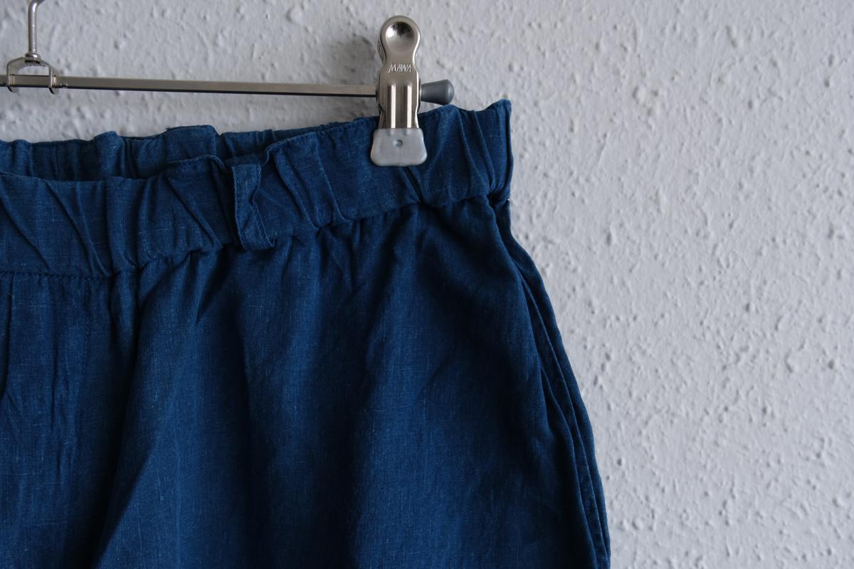 MITTAN / 大麻ワイドパンツ 高密度 藍 PT-143C / unisex