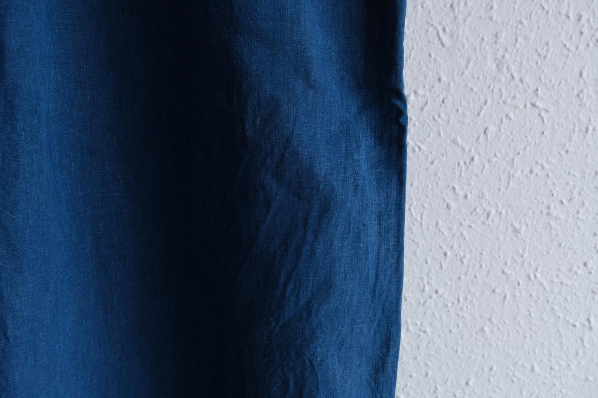 MITTAN / 大麻ワイドパンツ 高密度 藍 PT-143C / unisex