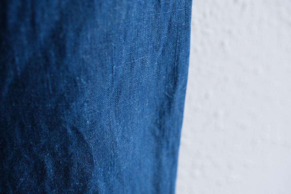 MITTAN / 大麻ワイドパンツ 高密度 藍 PT-143C / unisex