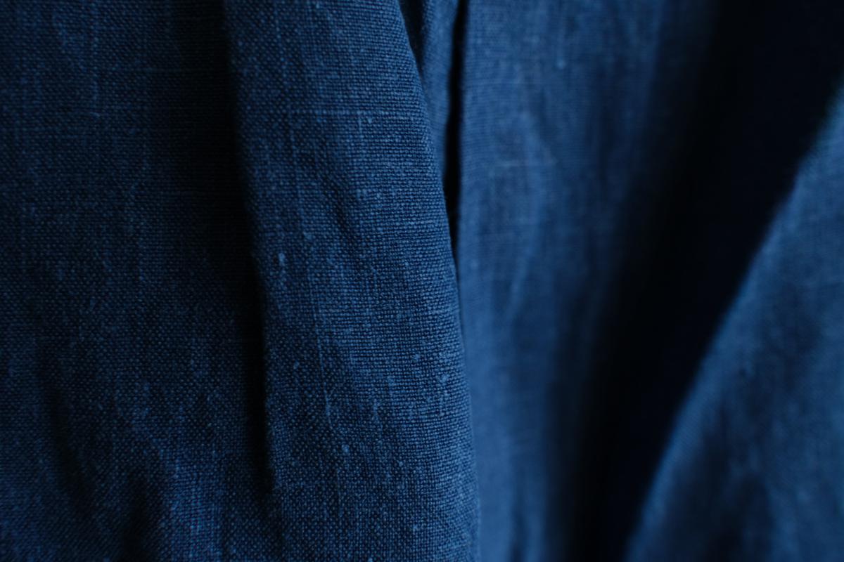 MITTAN / 大麻ワイドパンツ 高密度 藍 PT-143C / unisex