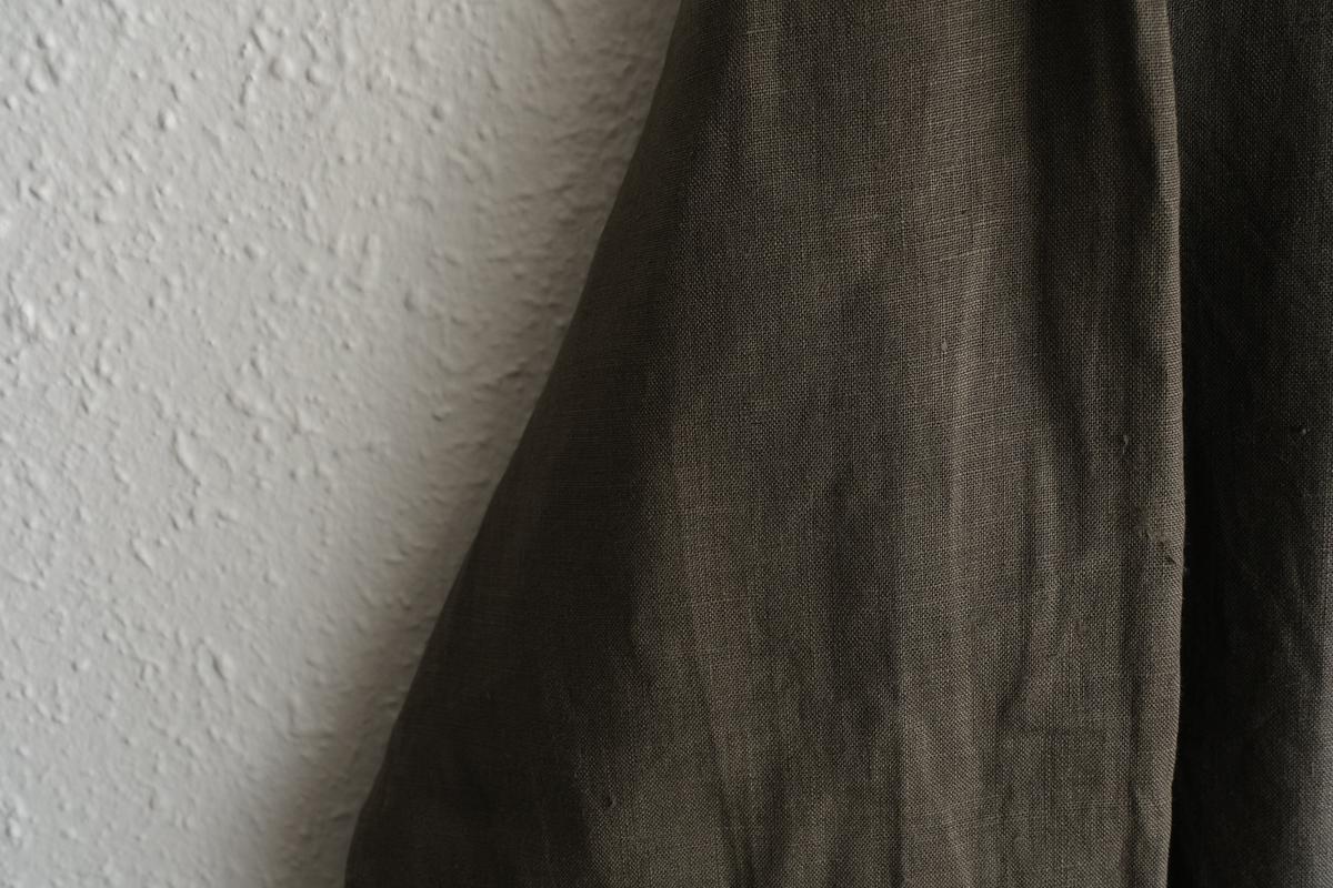 MITTAN / 大麻シャツ 蓬（濃） SH-132DC / unisex