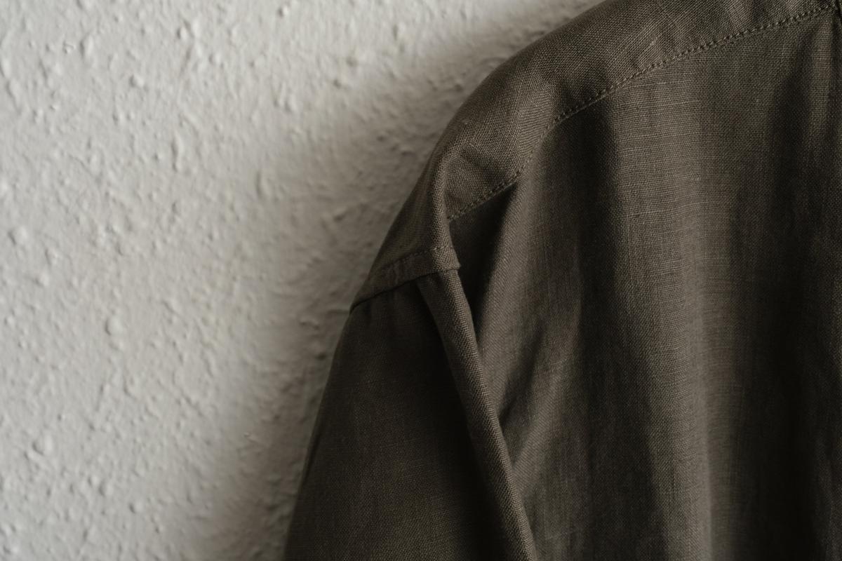 MITTAN / 大麻シャツ 蓬（濃） SH-132DC / unisex