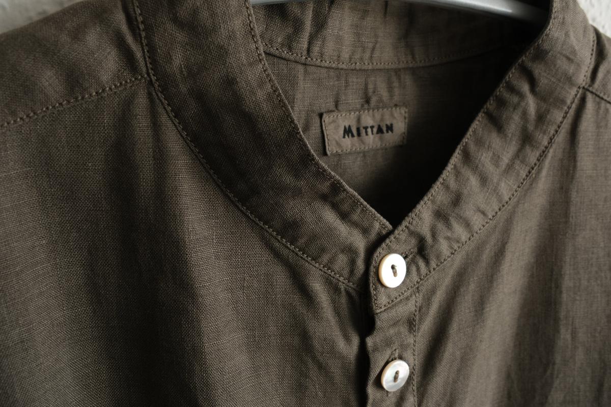 MITTAN / 大麻シャツ 蓬（濃） SH-132DC / unisex