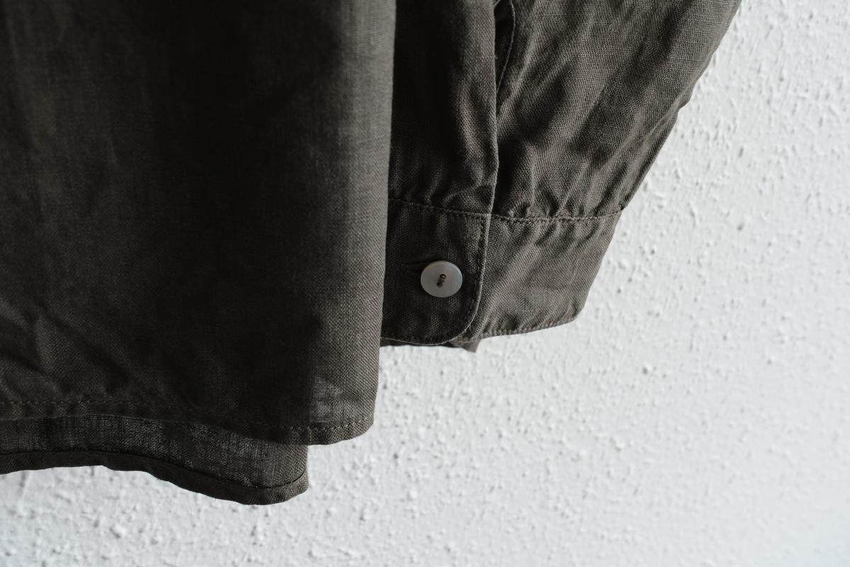 MITTAN / 大麻シャツ 蓬（濃） SH-132DC / unisex