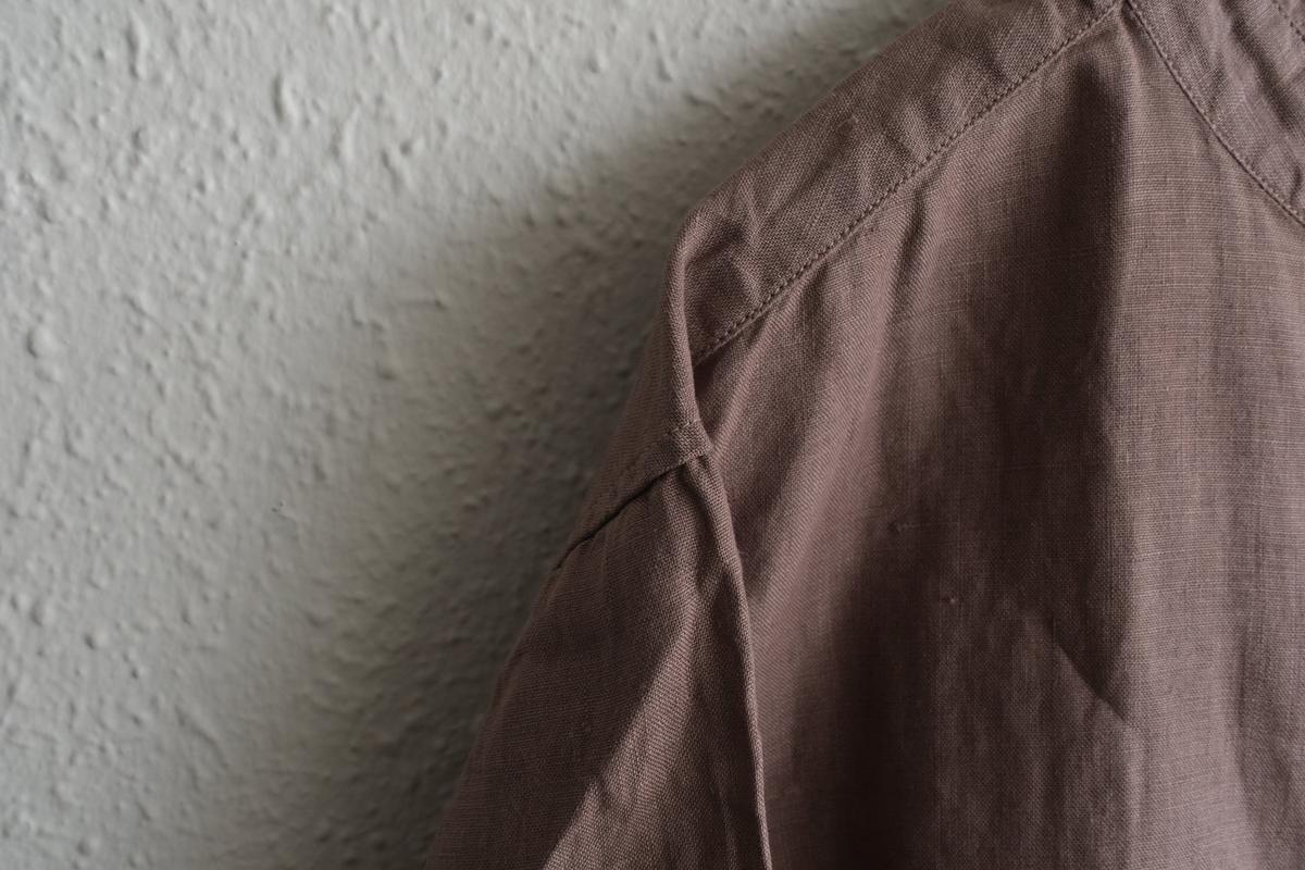 MITTAN / 大麻シャツ 栃の実（濃） SH-132DC / unisex