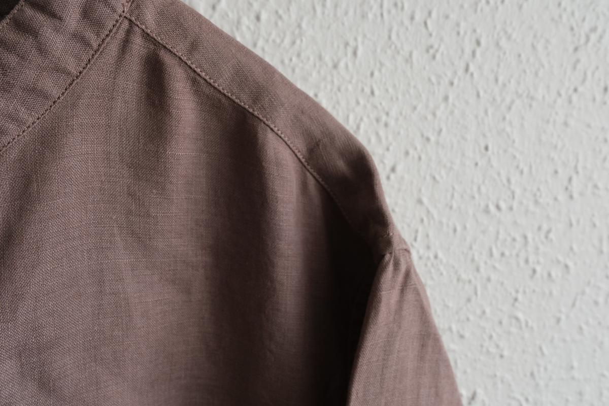 MITTAN / 大麻シャツ 栃の実（濃） SH-132DC / unisex