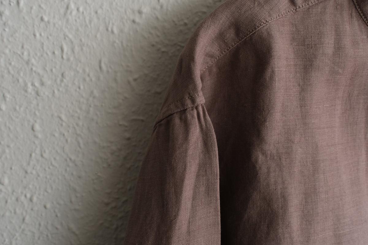 MITTAN / 大麻ロングシャツ 栃の実（濃）SH-133DC / unisex