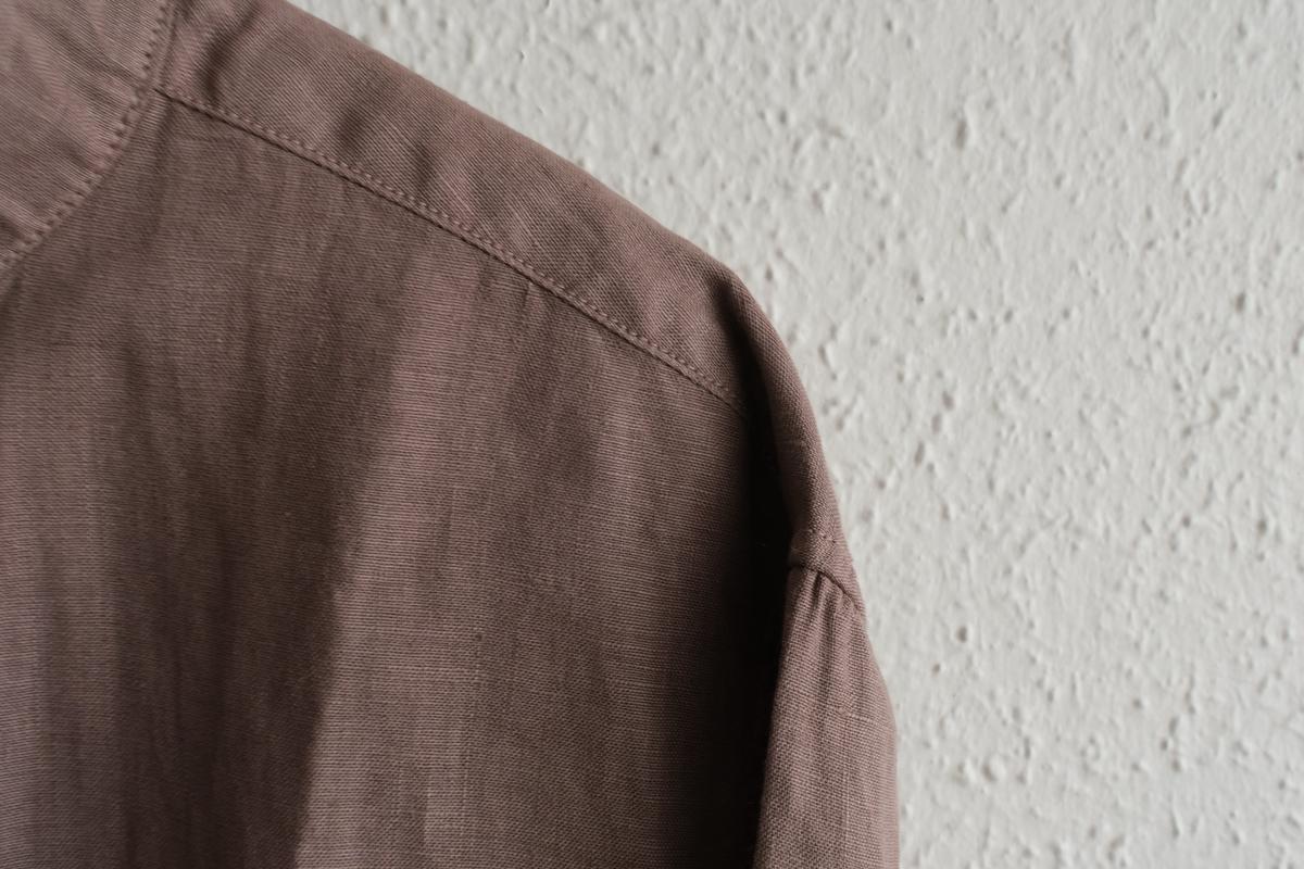 MITTAN / 大麻ロングシャツ 栃の実（濃）SH-133DC / unisex