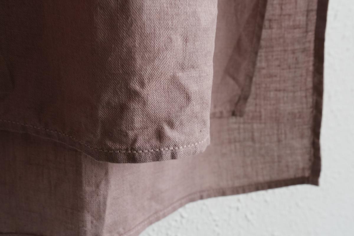 MITTAN / 大麻ロングシャツ 栃の実（濃）SH-133DC / unisex