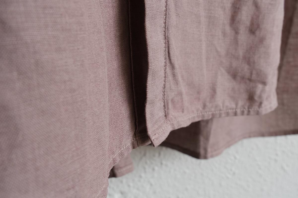 MITTAN / 大麻ロングシャツ 栃の実（濃）SH-133DC / unisex