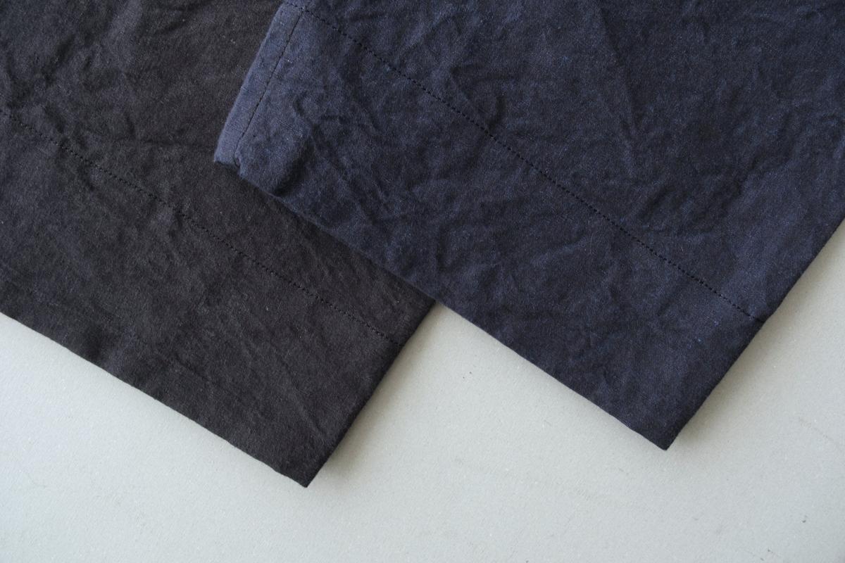 MITTAN / 麻綿高密度ロングパンツ 墨黒 PT-104 / unisex