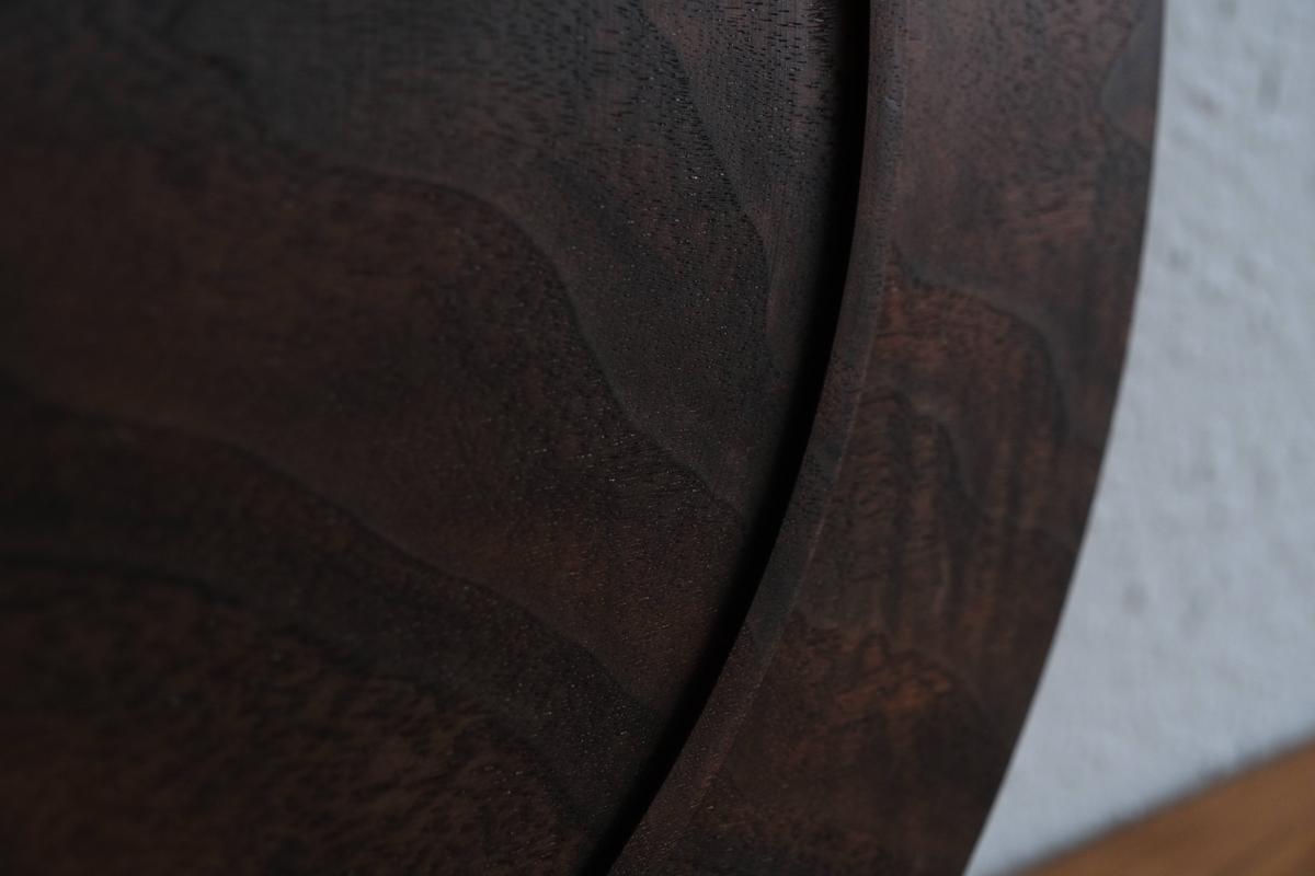 丸盆 ウォールナット オイル仕上げ