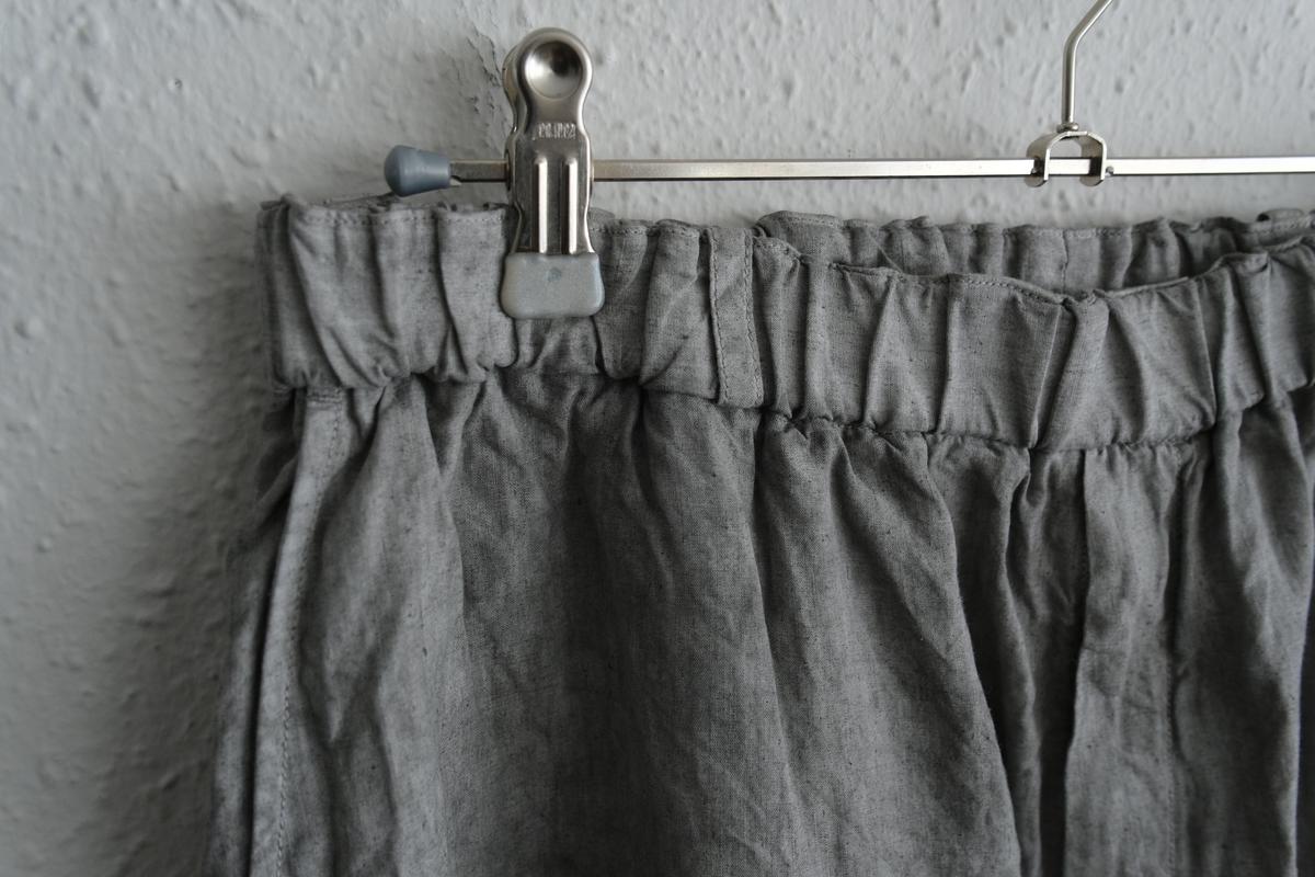 MITTAN / 大麻ワイドパンツ 高密度 松煙 PT-143B / unisex