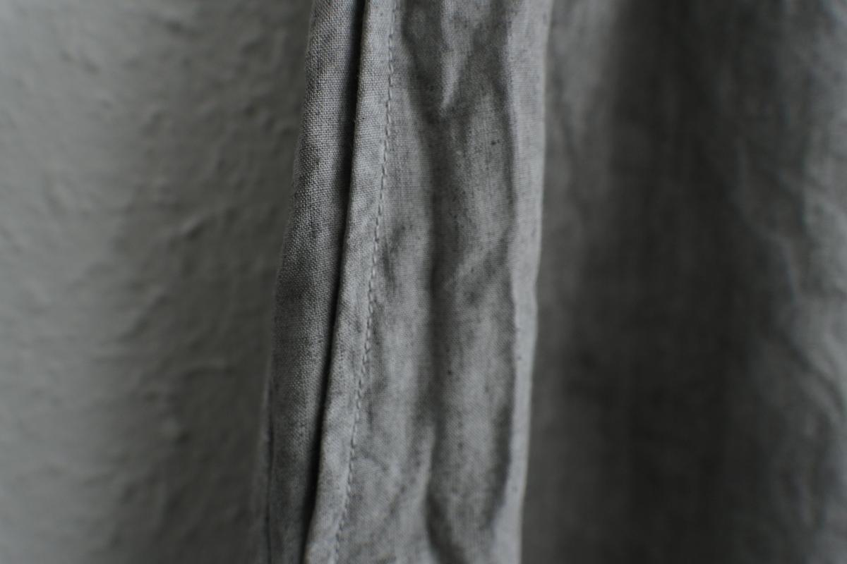 MITTAN / 大麻ワイドパンツ 高密度 松煙 PT-143B / unisex