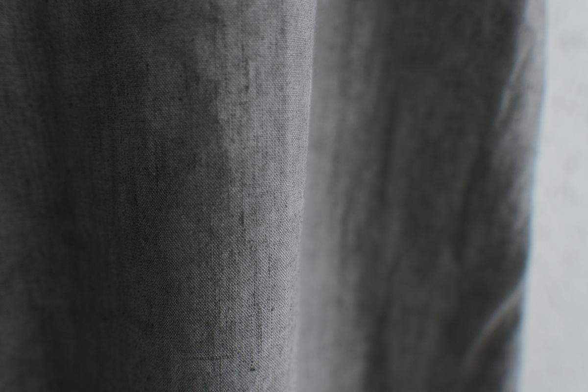 MITTAN / 大麻ワイドパンツ 高密度 松煙 PT-143B / unisex