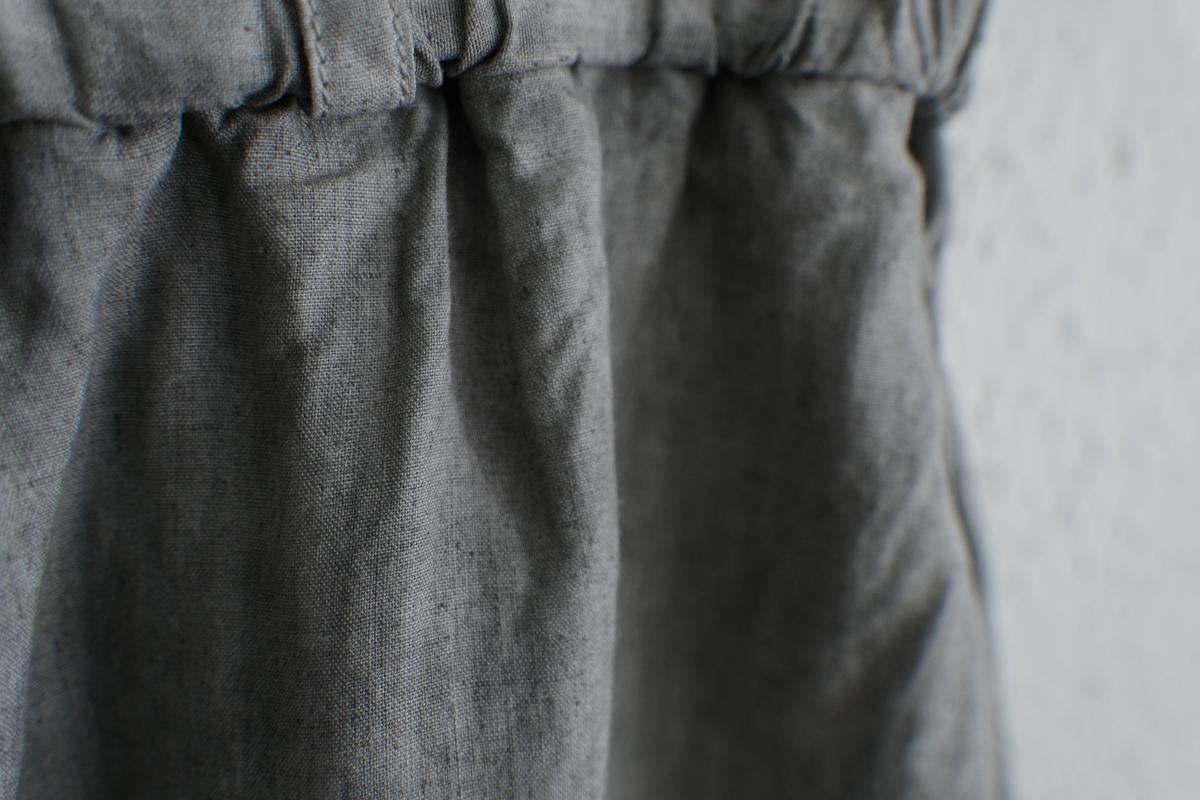 MITTAN / 大麻ワイドパンツ 高密度 松煙 PT-143B / unisex