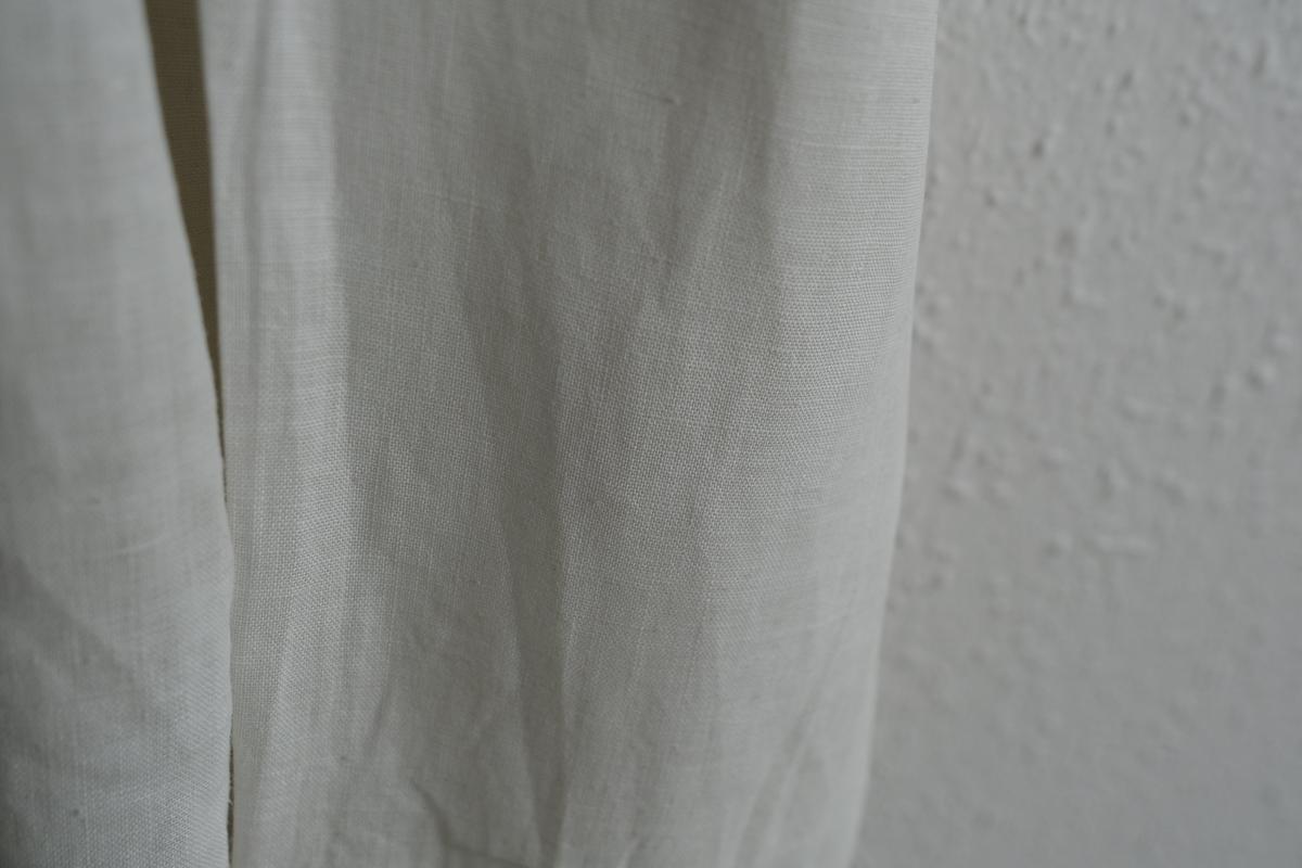 MITTAN / 大麻シャツ ベンガラ白 SH-132B / unisex