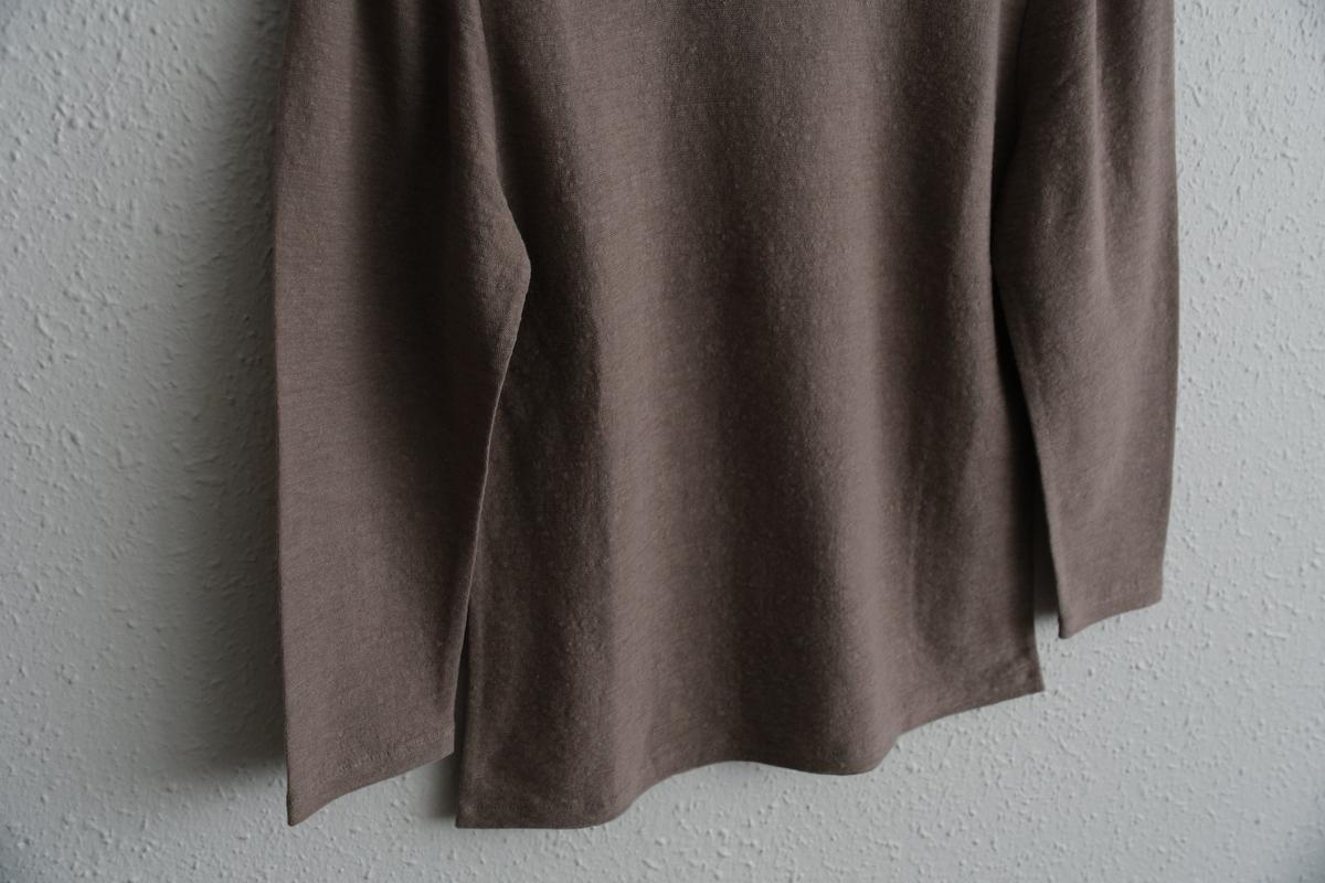 リネンコットンアンダーウェア7分袖｜レディース｜ローズベージュ