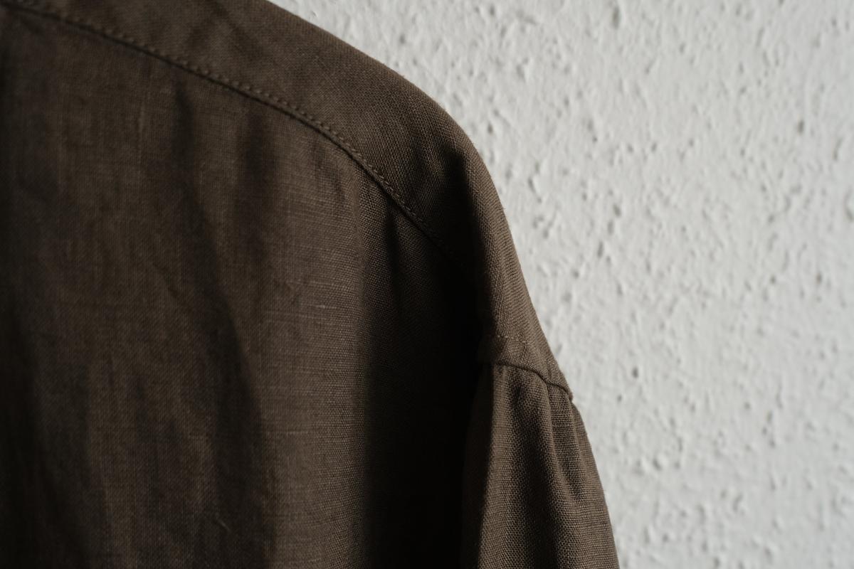 MITTAN / 大麻ロングシャツ 胡桃（濃）SH-133DC / unisex