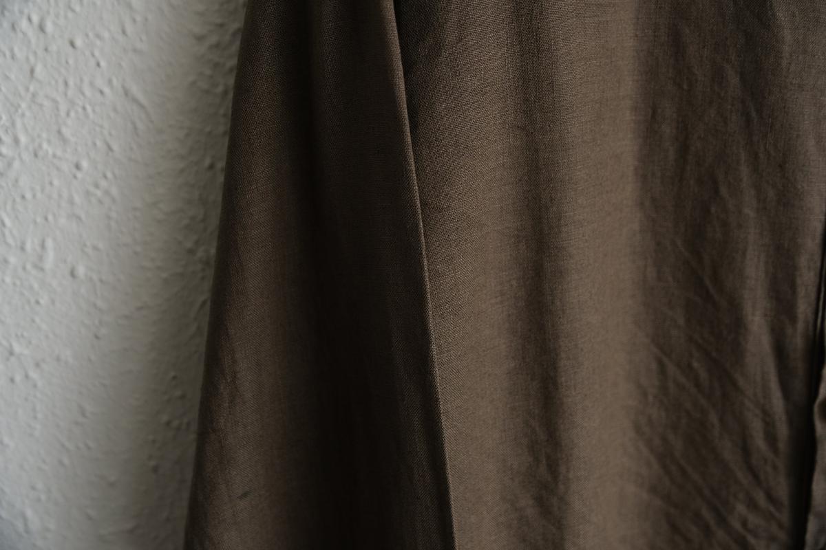 MITTAN / 大麻ロングシャツ 胡桃（濃）SH-133DC / unisex