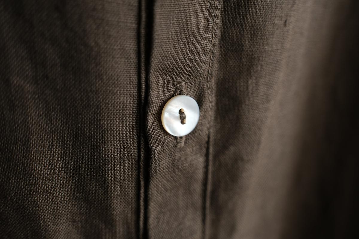 MITTAN / 大麻ロングシャツ 胡桃（濃）SH-133DC / unisex