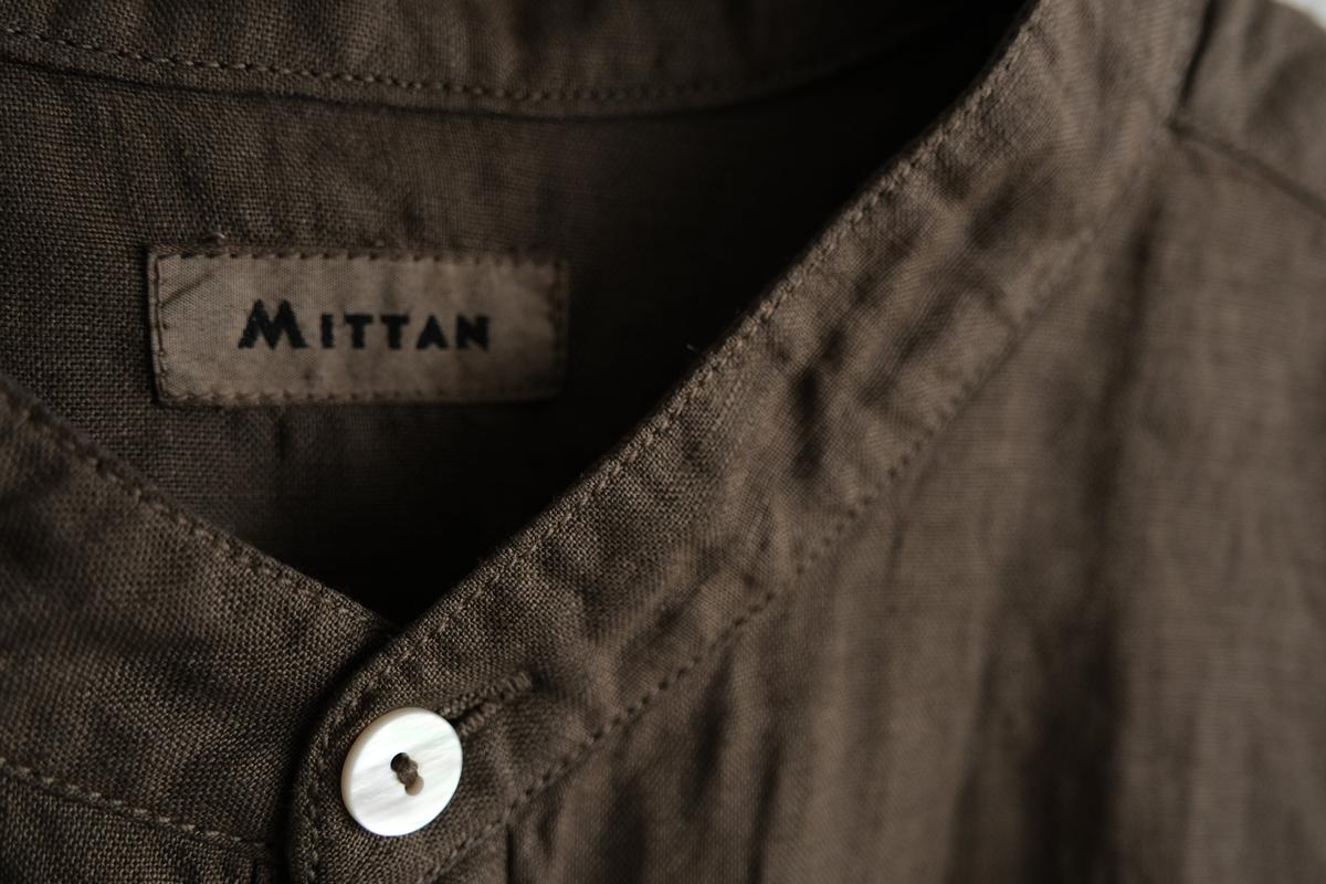 MITTAN / 大麻ロングシャツ 胡桃（濃）SH-133DC / unisex