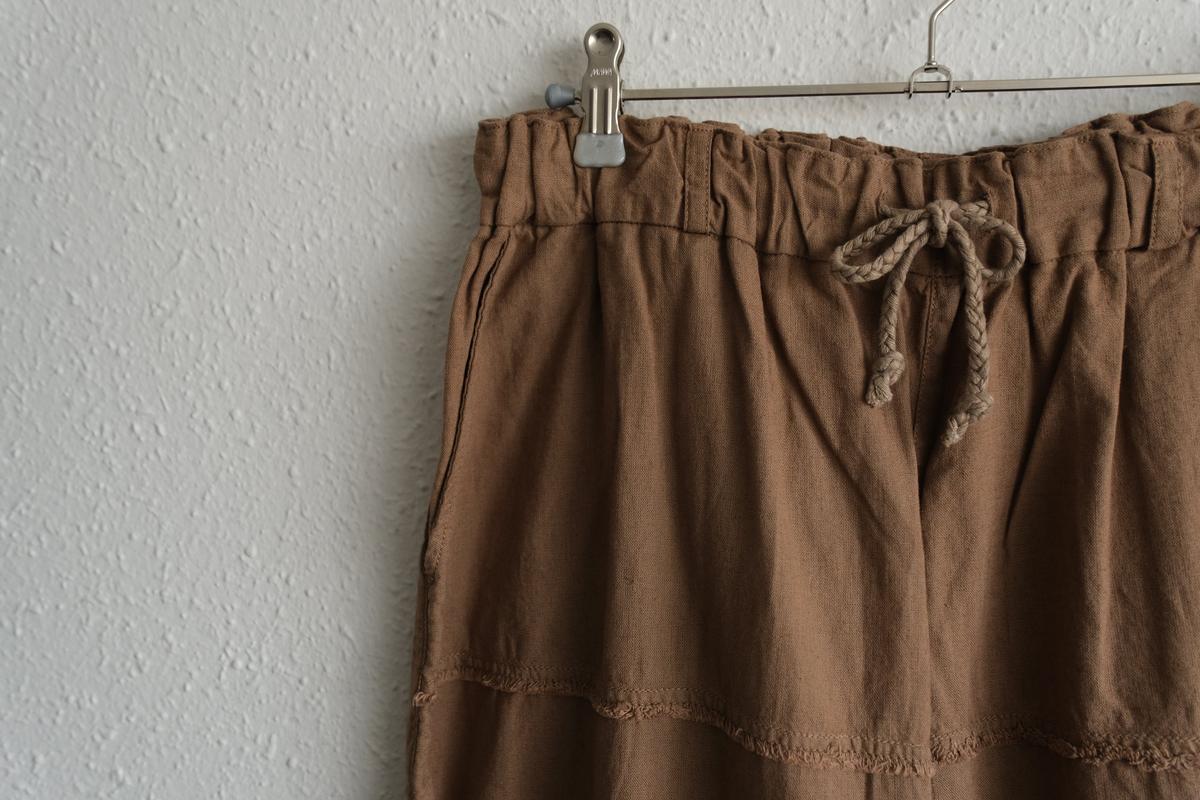 MITTAN / 竹パンツ 胡桃（濃） PT-147DC / unisex