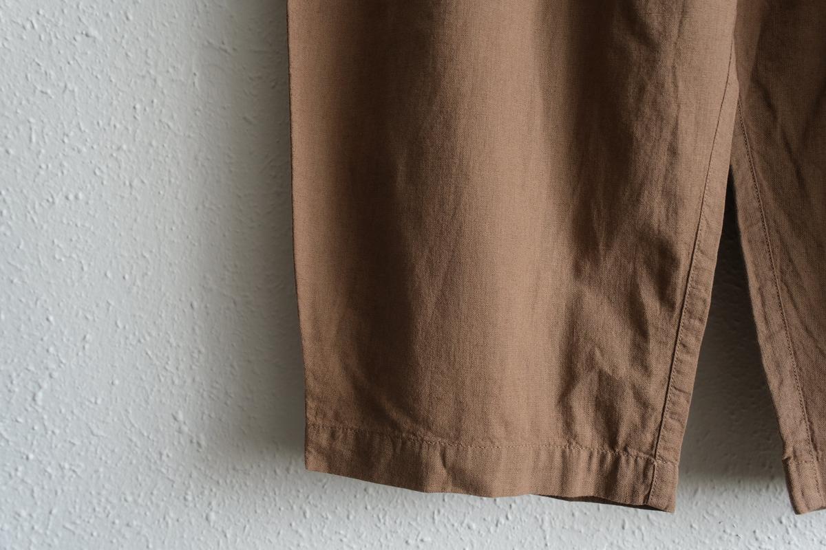 MITTAN / 竹パンツ 胡桃（濃） PT-147DC / unisex