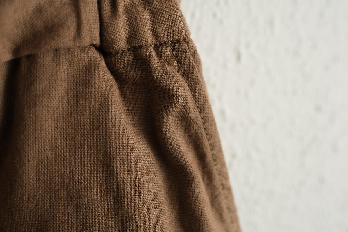 MITTAN / 竹パンツ 胡桃（濃） PT-147DC / unisex