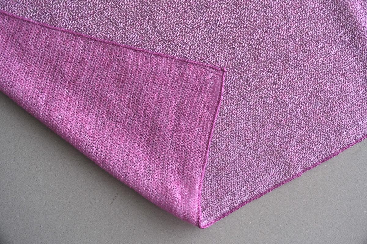 リネンニットストール｜ベルフラワー×ベニフジ