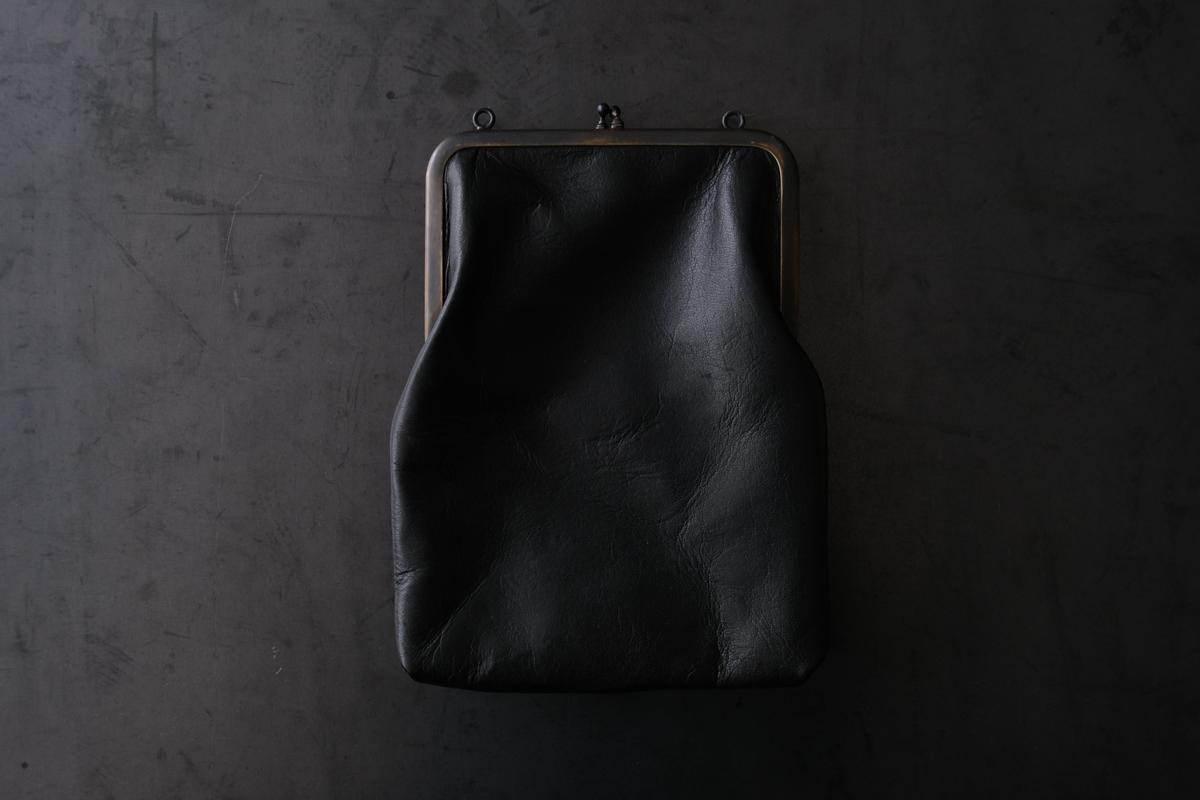 frame porch SLAO-08 ＜鹿革 黒 / 滋賀-10＞