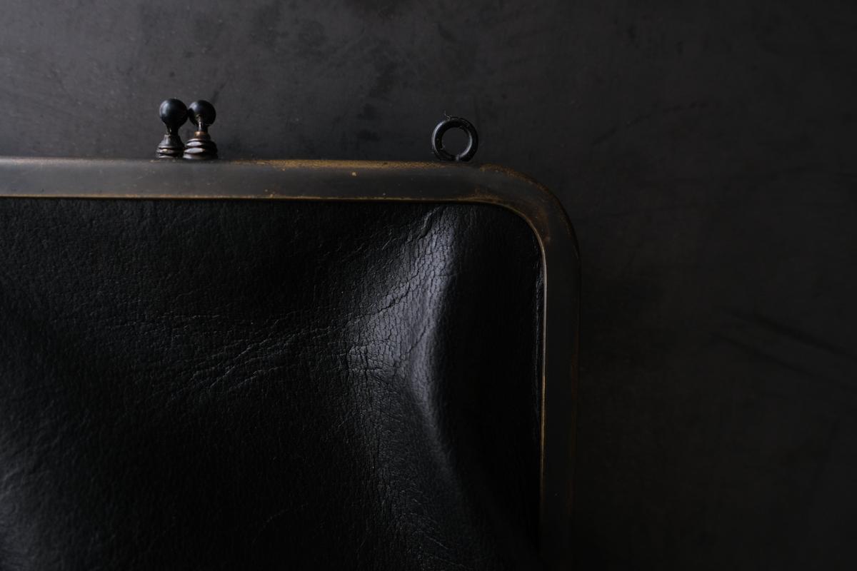 frame porch SLAO-08 ＜鹿革 黒 / 滋賀-10＞