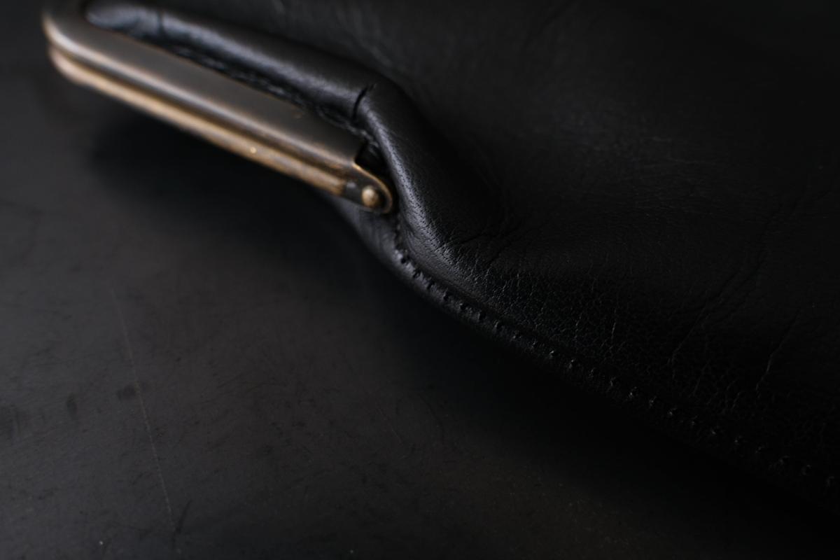 frame porch SLAO-08 ＜鹿革 黒 / 滋賀-10＞