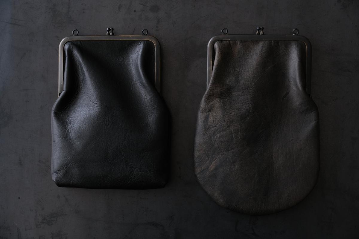 frame porch SLAO-51 ＜鹿革 墨染 / 滋賀-11＞