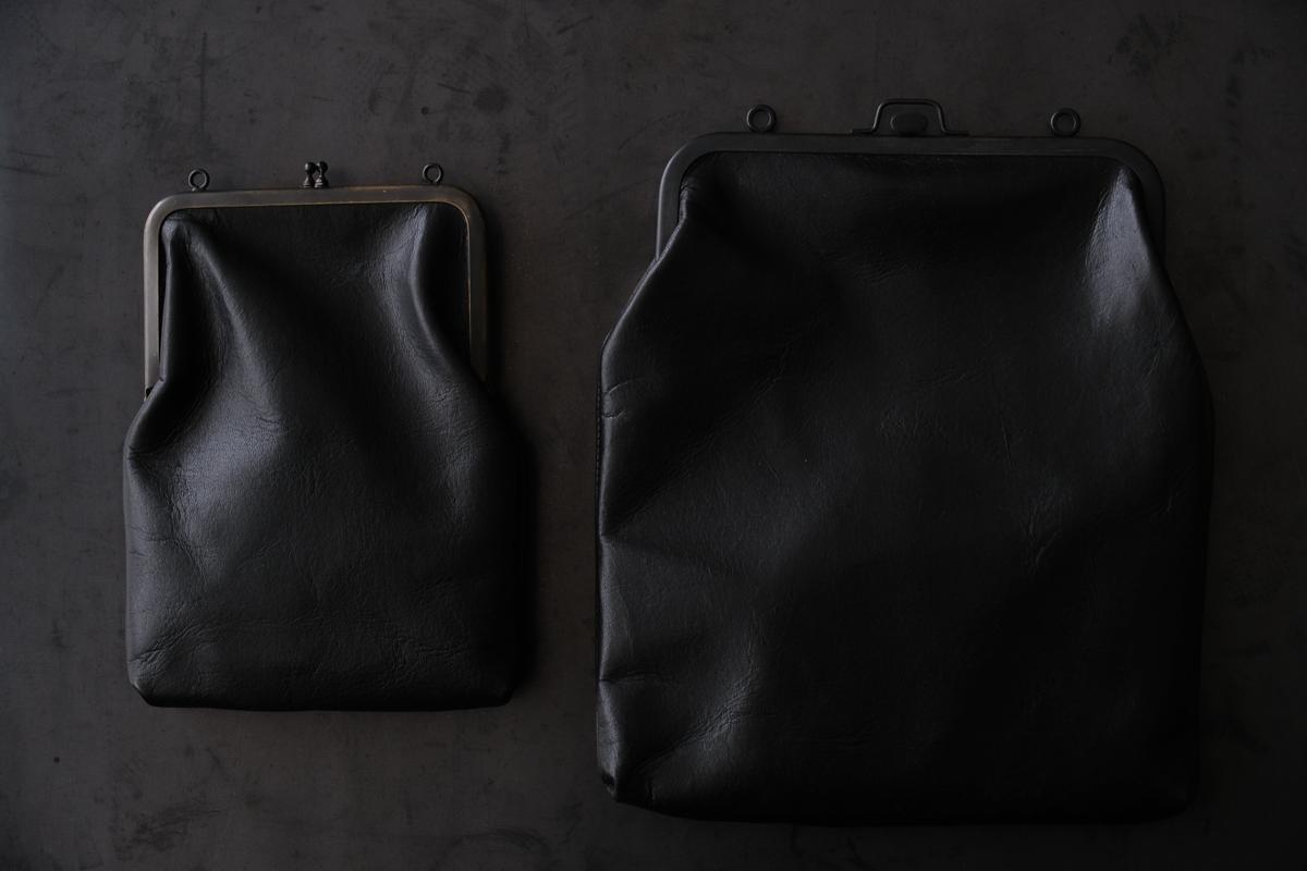 frame porch SHC-31 ＜鹿革 黒 / 滋賀-10＞