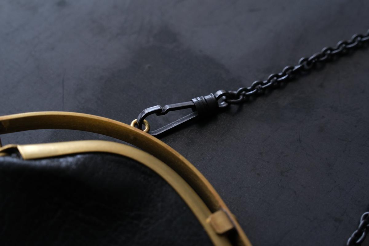 onetouch miniwallet SHC-83 ＜鹿革 黒 / 滋賀-10＞