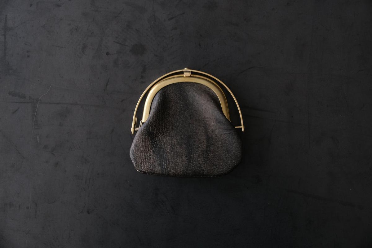 coin case ＜鹿革 墨染 / 滋賀-11＞