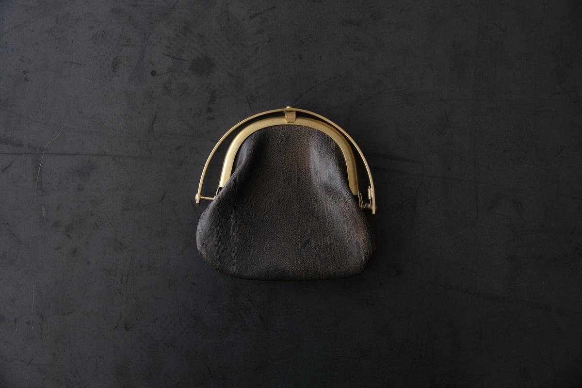 coin case ＜鹿革 墨染 / 滋賀-11＞