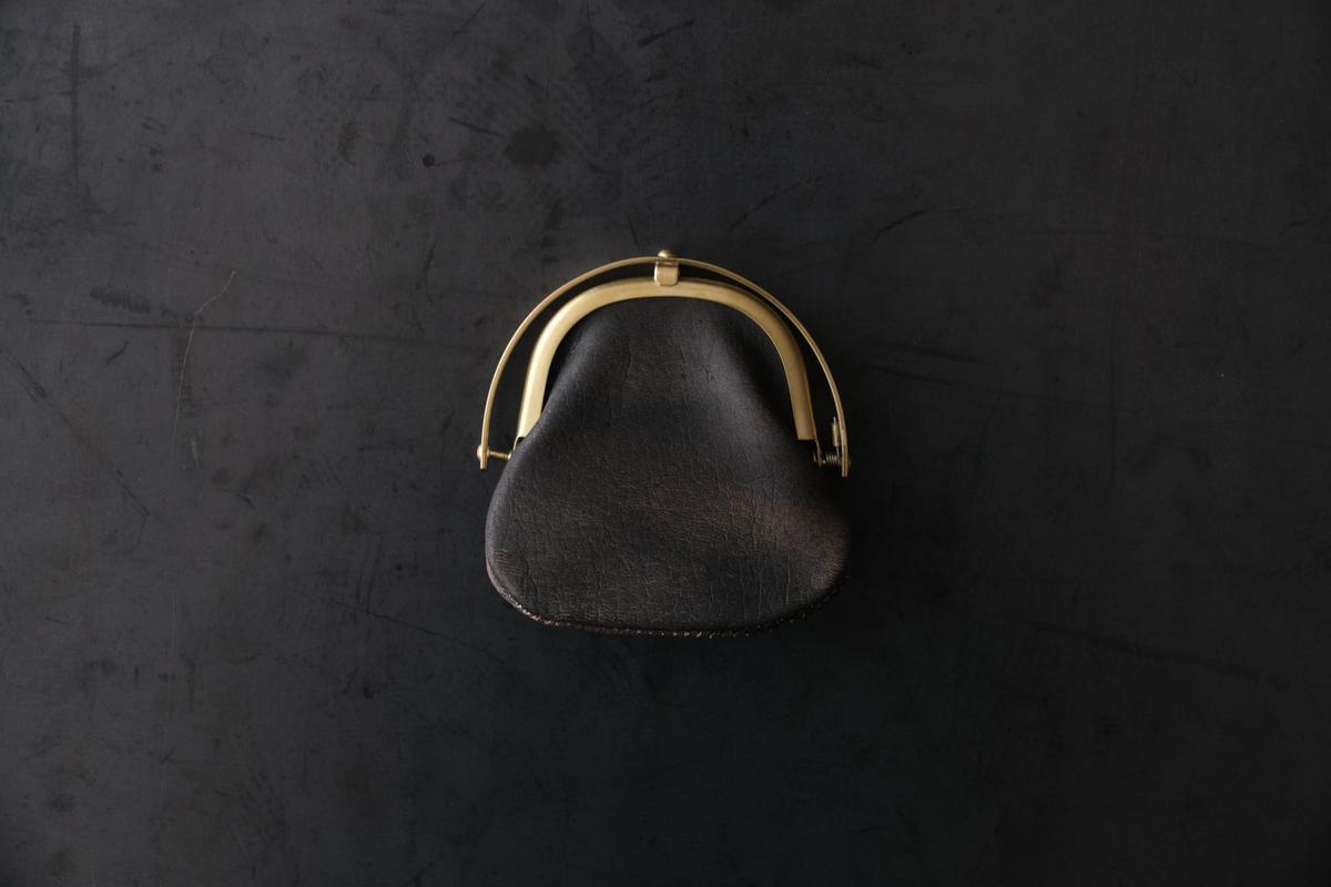 coin case ＜鹿革 墨染 / 滋賀-11＞