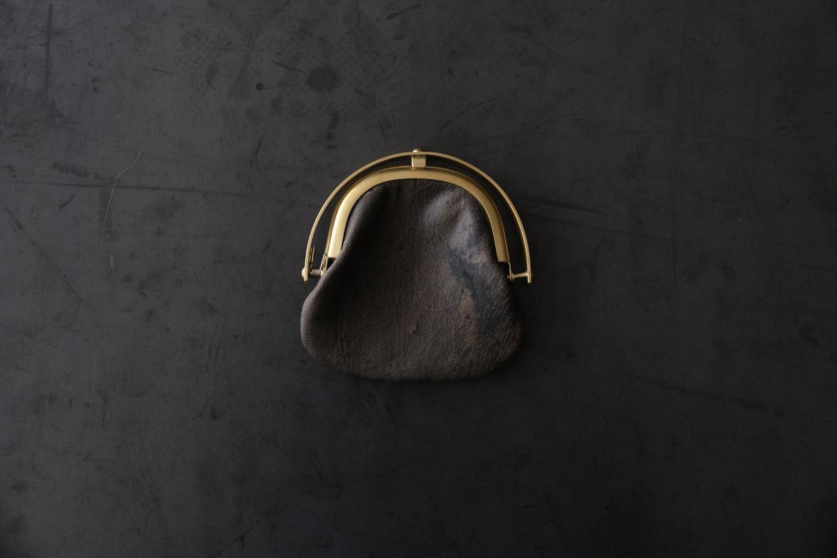 coin case ＜鹿革 墨染 / 滋賀-11＞